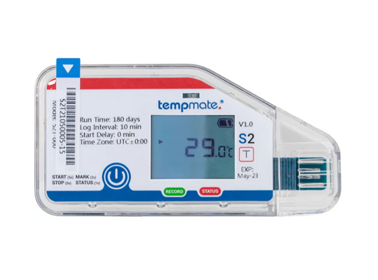 tempmate-S2-T Single Use USB Temperature Data Logger