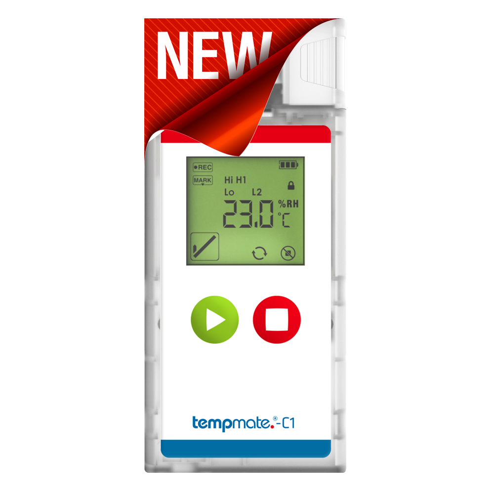 tempmate-C1 USB Dry Ice Temperature Data Logger
